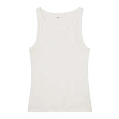 Image of Marc O&#039;Polo Denim Sleeveless Top, Size: XS, Scandinavian white
