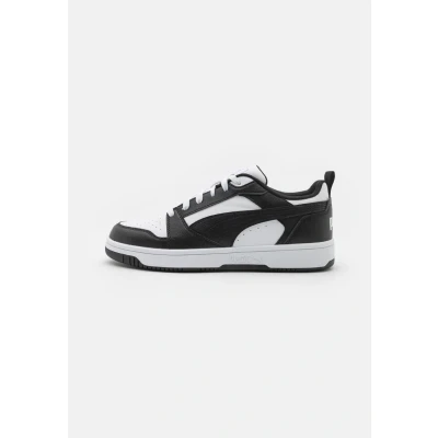 Image of Puma Unisex&#039;s Rebound V6 Low Sneaker, White Black White, 7.5 UK