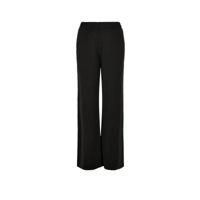 Image of Urban Classics Ladies Modal WIDE LEG Pants Trousers, Women&#039;s, Size: 32, Black