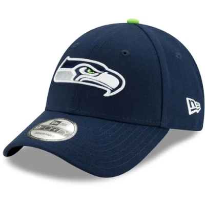 Image of New Era 9FORTY NFL Seattle Seahawks Cap, Men&#039;s, Size: One Size, Navy