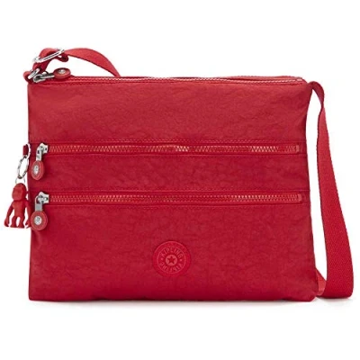 Image of Kipling Alvar Across body bag, Women&#039;s, Size: One Size, Red rouge