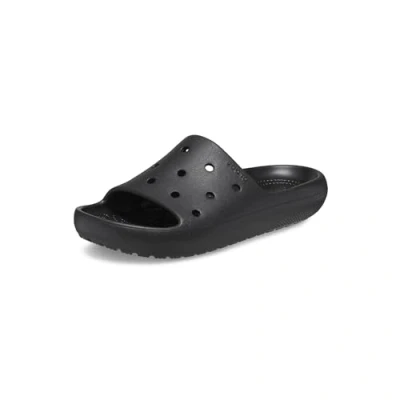 Image of Crocs Classic Slide Unisex Pool slides, Size: M6/W7, Black Synthetics