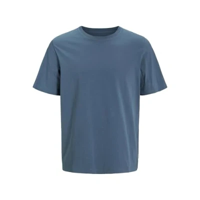 Image of JACK &amp; JONES Men&#039;s Jjeorganic Basic Tee SS O Neck Noos T Shirt, Oceanview, L, L