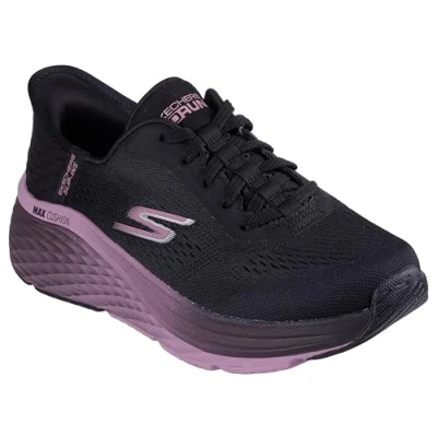 Image of Skechers Performance MAX Cushioning Elite 2.0 Neutral running shoes black/mauve, Women&#039;s, Size: 3, Black/mauve Textile