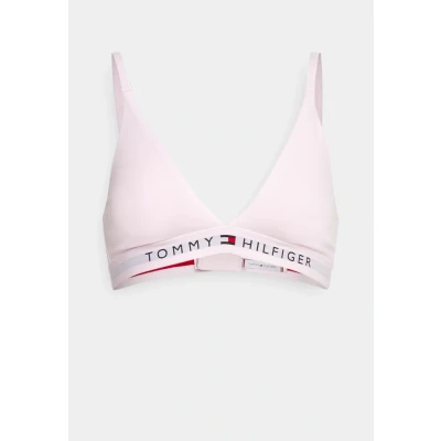 Image of Tommy Hilfiger Womens Triangle Bra, Light Pink, XS