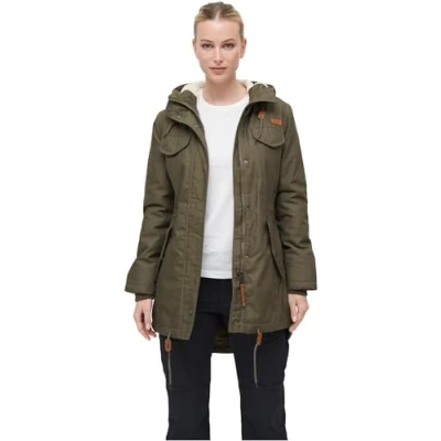 Image of Brandit Marsh LAKE Parka, Women&#039;s, Size: 3XL, Olive
