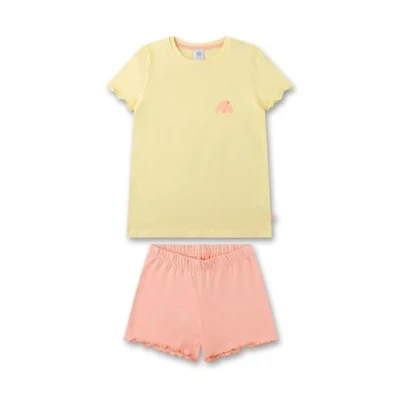 Image of Sanetta Short Motife Pyjama set for kids, Size: 7 8y, Lemonade