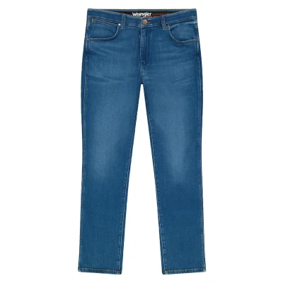 Image of Wrangler Larston Jeans Tapered Fit, Men&#039;s, Size: 30x32, Rustic