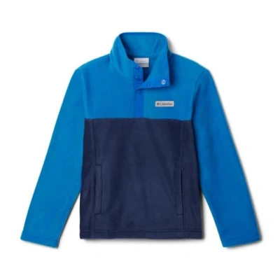 Image of Columbia PIKE LAKE Hooded Unisex Ski jacket for kids, Size: 10/12y, Stone green/greenscape