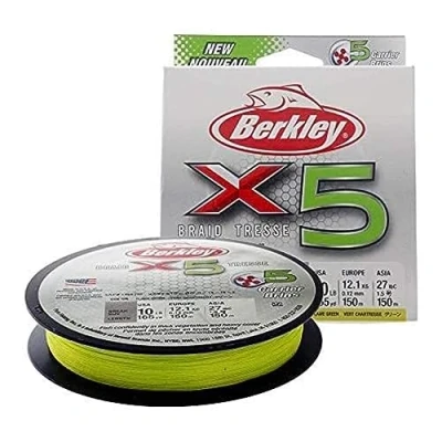 Image of Berkley X5 Braid Flame Green 150m 0,08mm 7,6kg Braided fishing line