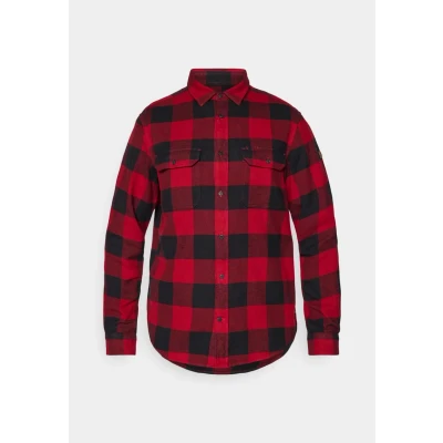 Image of Fjällräven ÖVIK Heavy Shirt Shirt, Men&#039;s, Size: Medium, Red/black