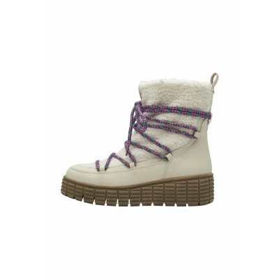 Image of Tamaris Winter boots, Women&#039;s, Size: 3.5, Ivory comb Imitation leather/ textile
