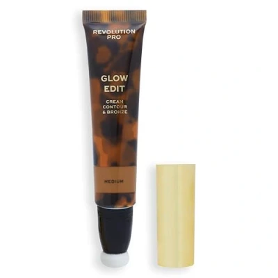 Image of Revolution Pro Glow Edit Cream Contour and Bronze 15ml (Various Shades) Medium