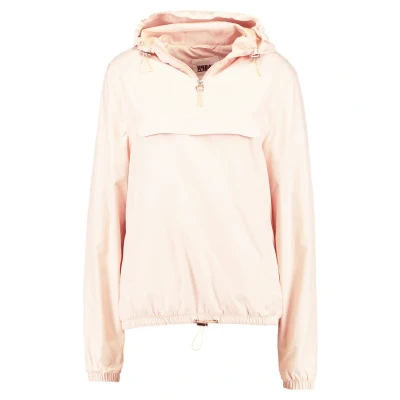 Image of Urban Classics Basic Windbreaker, Women&#039;s, Size: Small, Light pink
