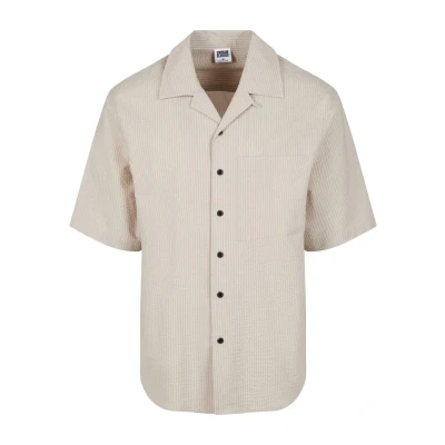 Image of Urban Classics Relaxed Short Sleeve Shirt, Men&#039;s, Size: Large, Cloud