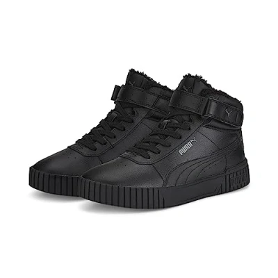 Image of PUMA Unisex&#039;s Carina 2.0 Mid WTR Sneaker, Black, 7.5 UK