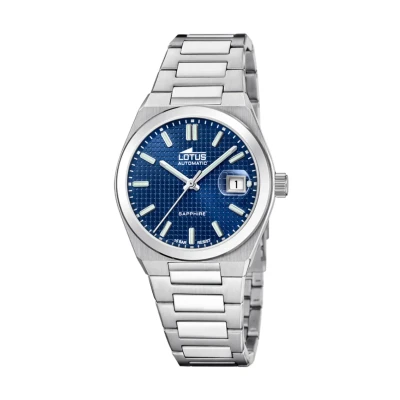 Image of Lotus Watch, Men&#039;s, Size: ONE, Blue automatic