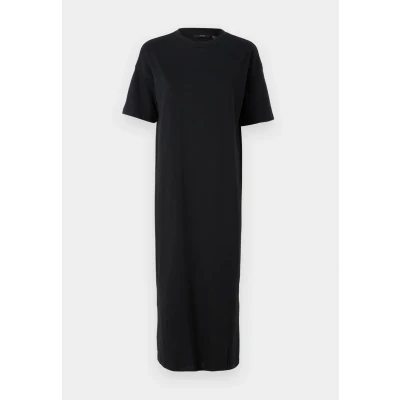 Image of Vero Moda Vmmolly SS CALF NOOS Day dress, Women&#039;s, Size: XS, Black
