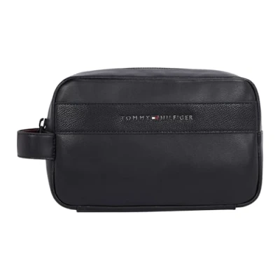 Image of Tommy Hilfiger Washbag Wash bag, Men&#039;s, Size: One Size, Black