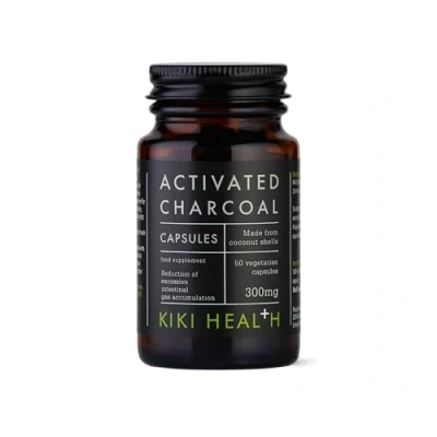 Image of KIKI Health Activated Charcoal Vegicaps 50 caps