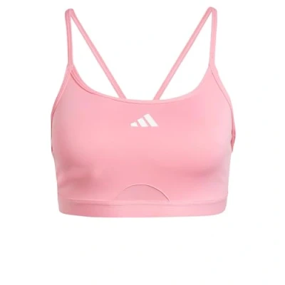 Image of adidas Women&#039;s Aeroreact Training Light Support 3 Stripes Bra Sports
