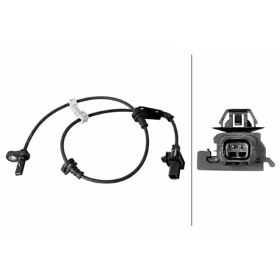 Image of Sensor, wheel speed HELLA 6PU 358 218 791