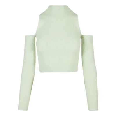 Image of Urban Classics CUT OUT Long sleeved top, Women&#039;s, Size: 5XL, Lightmint