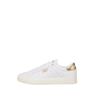 Image of Fila Women&#039;s Lusso F Wmn Sneaker, White Gold, 6.5 UK