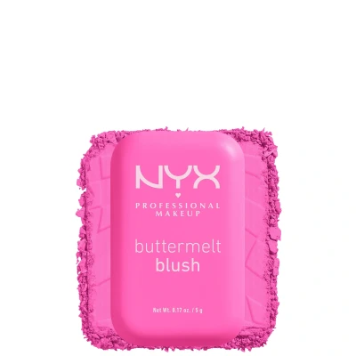 Image of NYX Professional Makeup Buttermelt Powder Blush up to 12H Wear, Fade and Transfer Resistant (Various Shades) My Butta Half