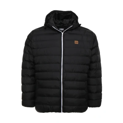 Image of Urban Classics Men&#039;s Basic Bubble Jacket, Black (Black/Black/Black), 3XL