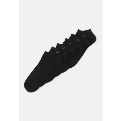 Image of HUGO 6 PACK Socks, Women&#039;s, Size: 3 4.5, Black