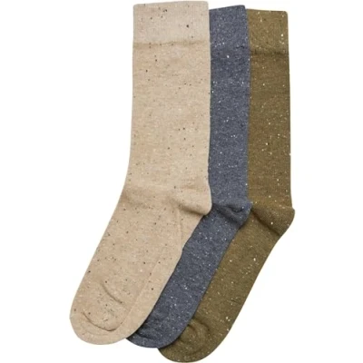 Image of Urban Classics Unisex 3PACK Socks, Size: 9 11.5, Warmsand darkshadow summerolive