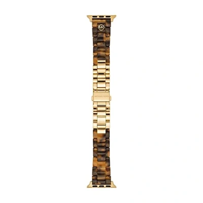 Image of Michael Kors Apple Strap Watch, Women&#039;s, Size: One Size, Tortoise