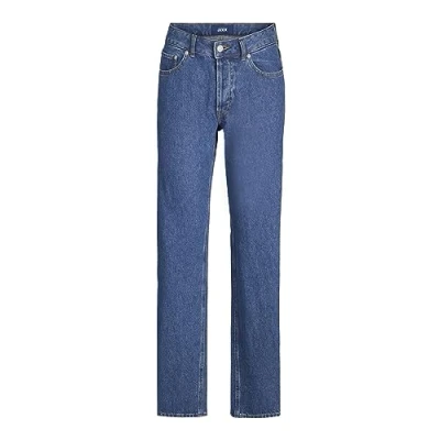 Image of JJXX Jxseoul Straight leg jeans, Women&#039;s, Size: 30x34, Medium blue denim
