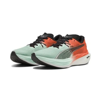 Image of Puma Electrify Nitro 3 Road Running Shoe Men&#039;s, Hyrox Red Blue, 27.5 cm