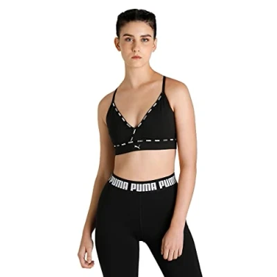 Image of PUMA Women&#039;s Low Impact Strong Strappy Bra Underwear Top