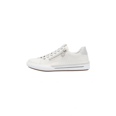 Image of Rieker Women&#039;s Low Top Trainers L7250, Shoes, Loose Insole, White 80, 38 EU
