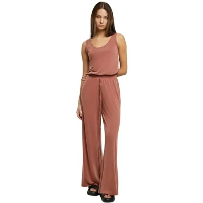 Image of Urban Classics Sleevless Jumpsuit, Women&#039;s, Size: XXL, Terracotta