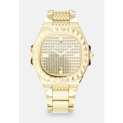 Image of Guess Rebel Watch Champagne sunray/goldcoloured, Men&#039;s, Size: One Size, sunray/gold coloured