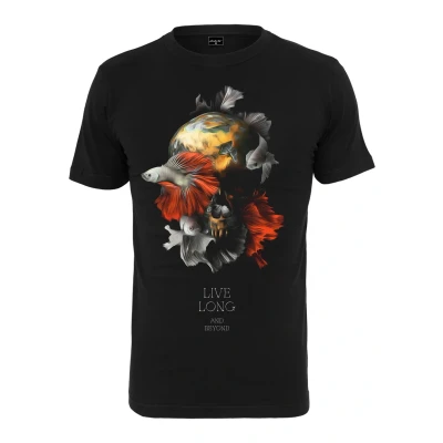 Image of Mister Tee Men&#039;s Skull Fish Tee, black, S