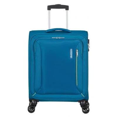 Image of American Tourister Hyperspeed 4 Wheel Cabin Suitcase, Deep Teal, Spinner S, S