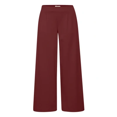 Image of ICHI Ihkate SUS LONG WIDE PA2 Trousers, Women&#039;s, Size: Large, Port royale