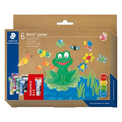 Image of Eberhard Faber STAEDTLER Noris Club 8816 Finger Paint Set of 6