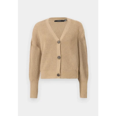 Image of Vero Moda Vmlea Cardigan, Women&#039;s, Size: Large, Beige