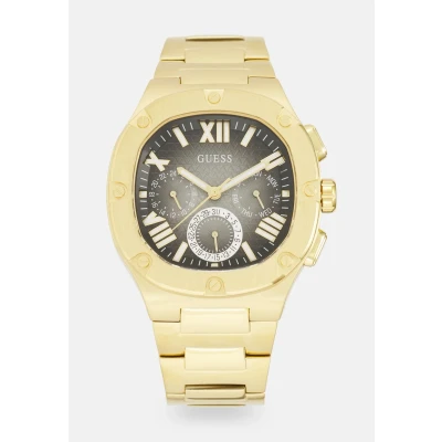 Image of Guess Headline Chronograph watch goldcoloured, Men&#039;s, Size: One Size, Gold coloured