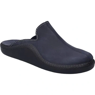 Image of Westland by Josef Seibel Slippers, Men&#039;s, Size: 7.5, Jeans Leather