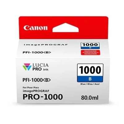 Image of ImagePROGRAF PRO 1000 Canon PFI 1000B blue ink cartridge (original Canon)