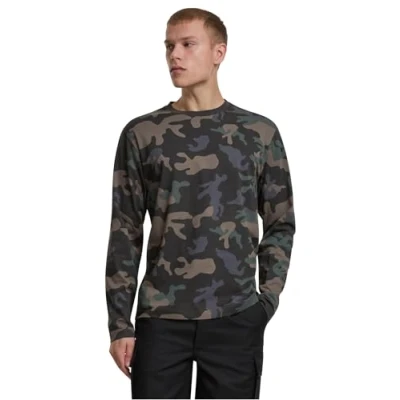 Image of Brandit Long sleeved top, Men&#039;s, Size: 4XL, Darkcamo