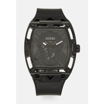 Image of Guess Legend Watch, Men&#039;s, Size: One Size, Black sunray