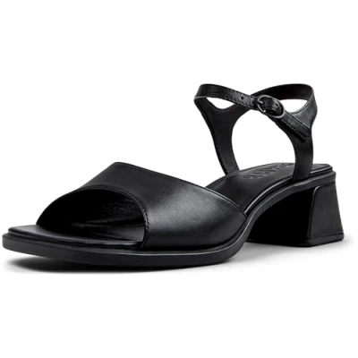 Image of Camper KORA Sandals, Women&#039;s, Size: 5, Schwarz Leather